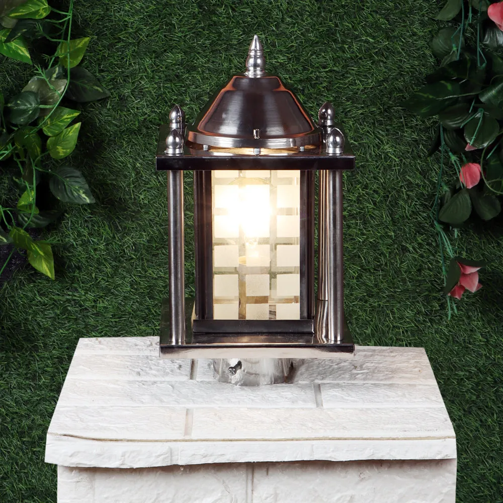 Charminaar Motif Metal Outdoor Gate Light Single Piece