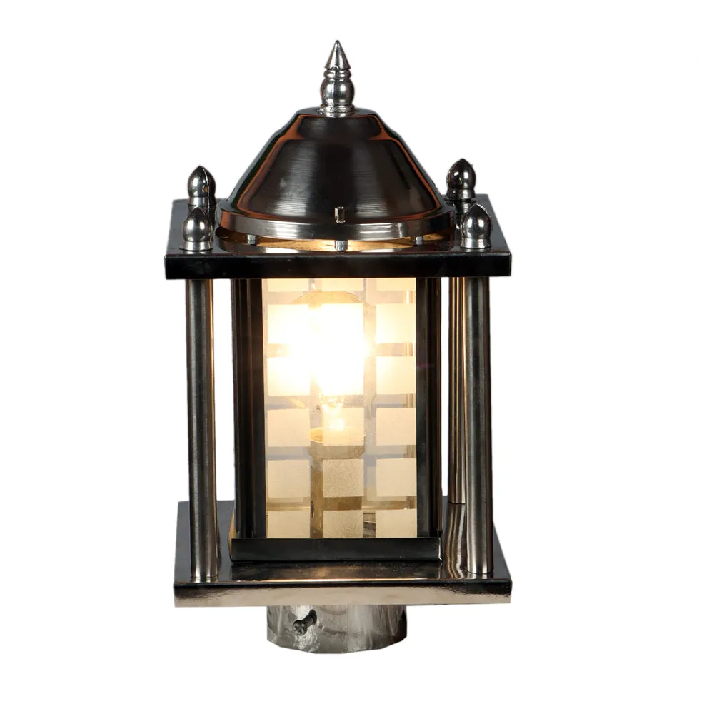 Charminaar Motif Metal Outdoor Gate Light Single Piece