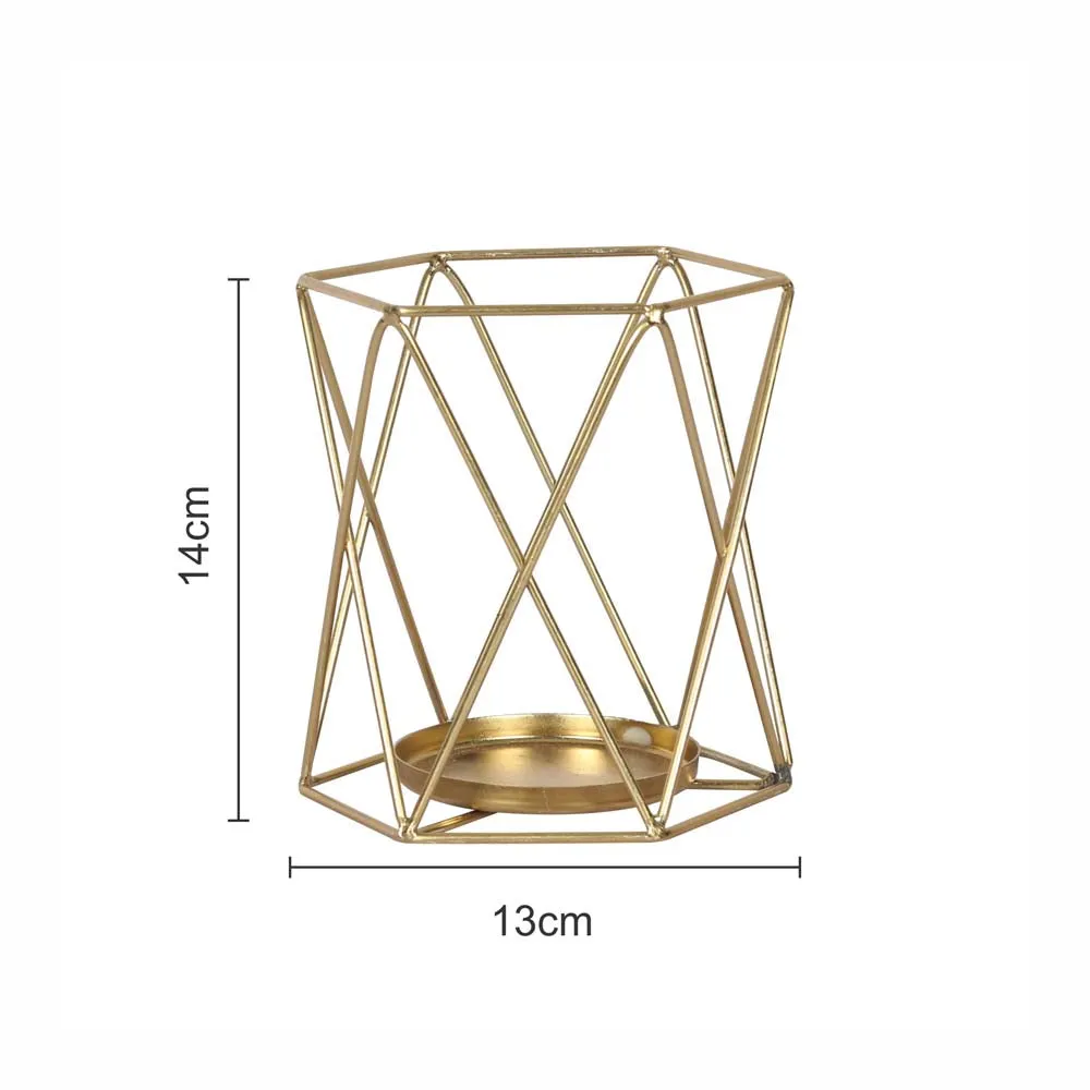 Chevron Auric duo Candle Holder
