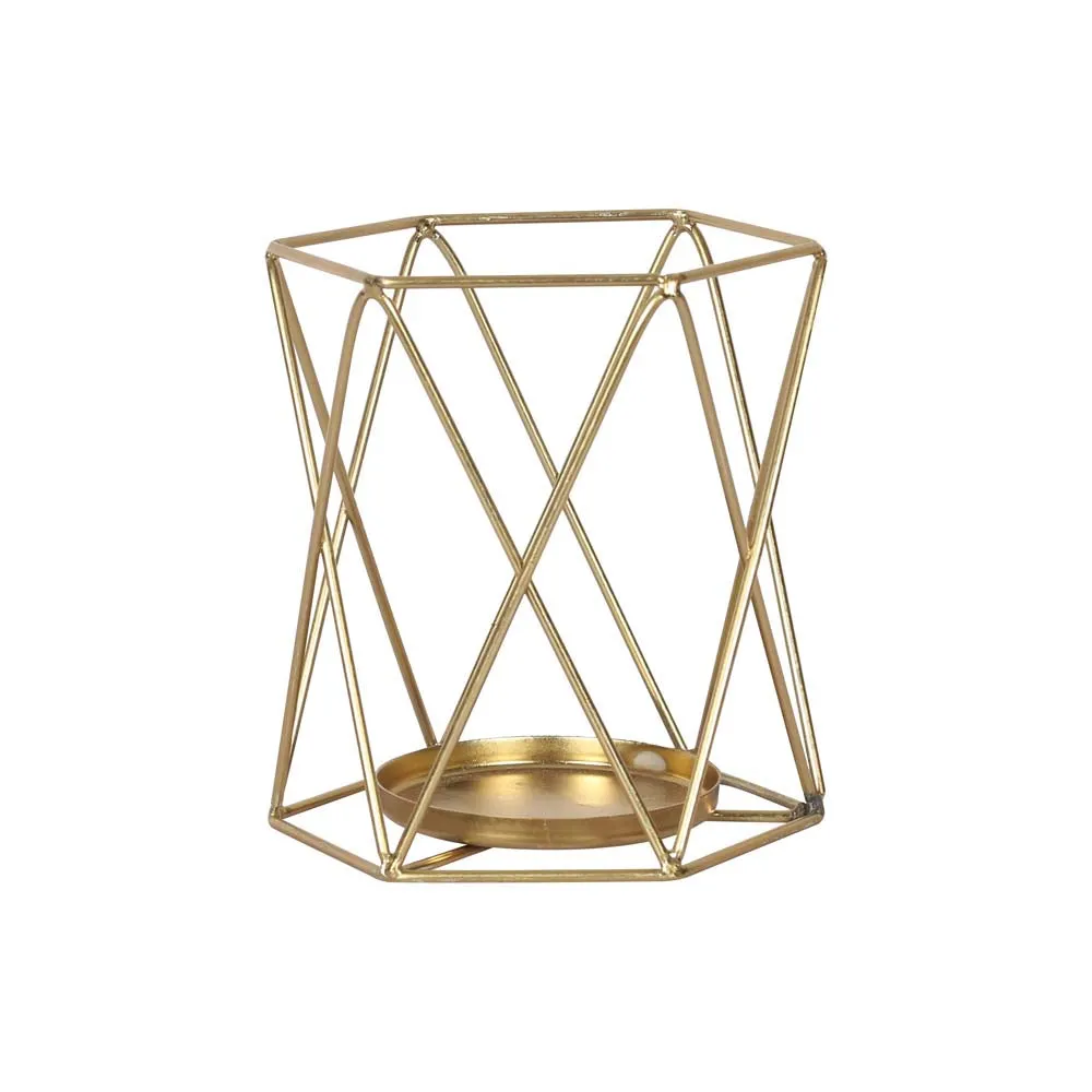 Chevron Auric duo Candle Holder
