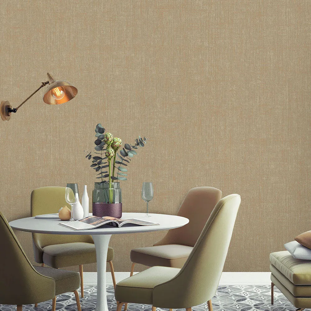 Chic Linen Weave Textured Premium Wallpaper- Trendy Walls Collection dark blue