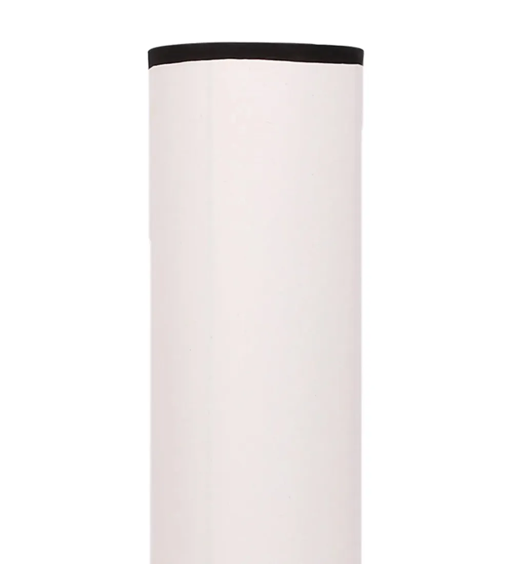 Chic Round Cotton Iron Floor Lamp Orange