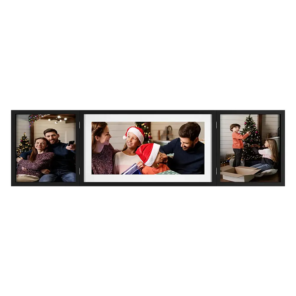 Chic Wooden Collage Picture Frame - 3 Frames