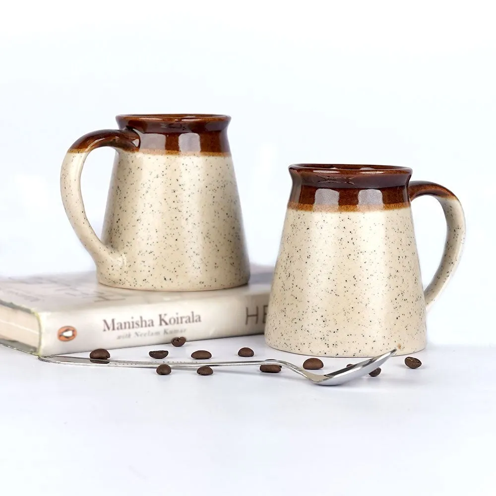 Chocolate Dipped Ceramic Mugs Single Piece