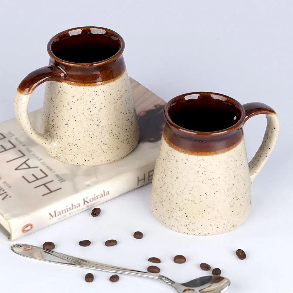 Chocolate Dipped Ceramic Mugs Single Piece