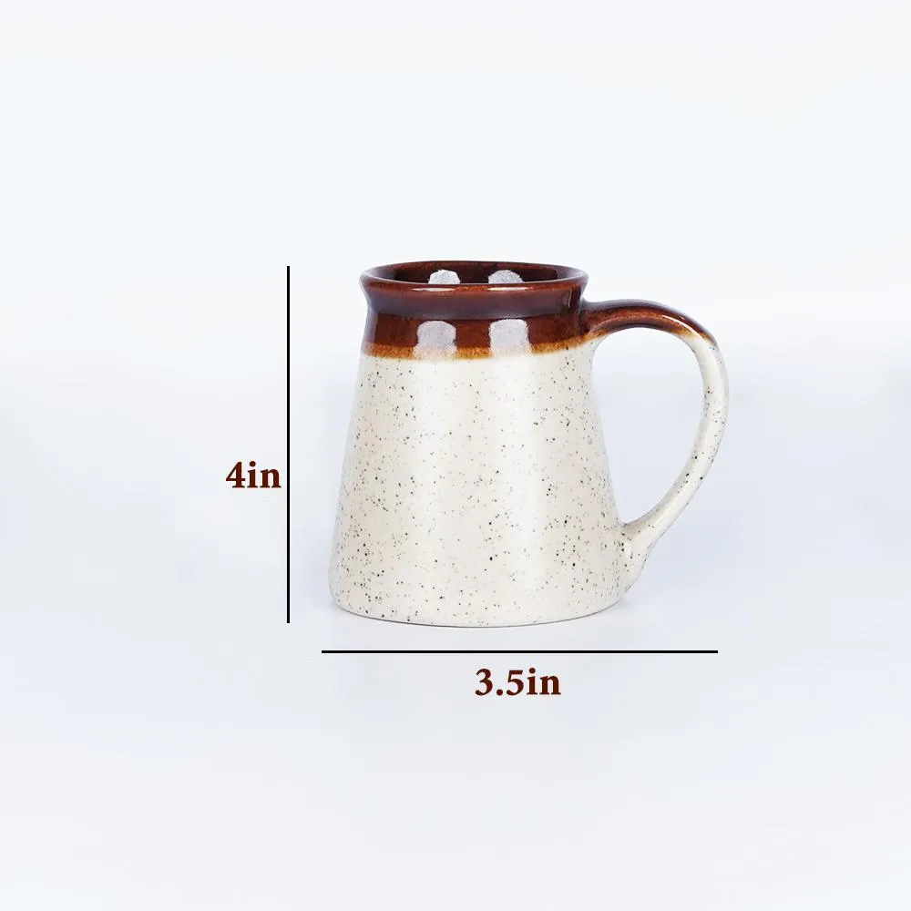 Chocolate Dipped Ceramic Mugs Single Piece