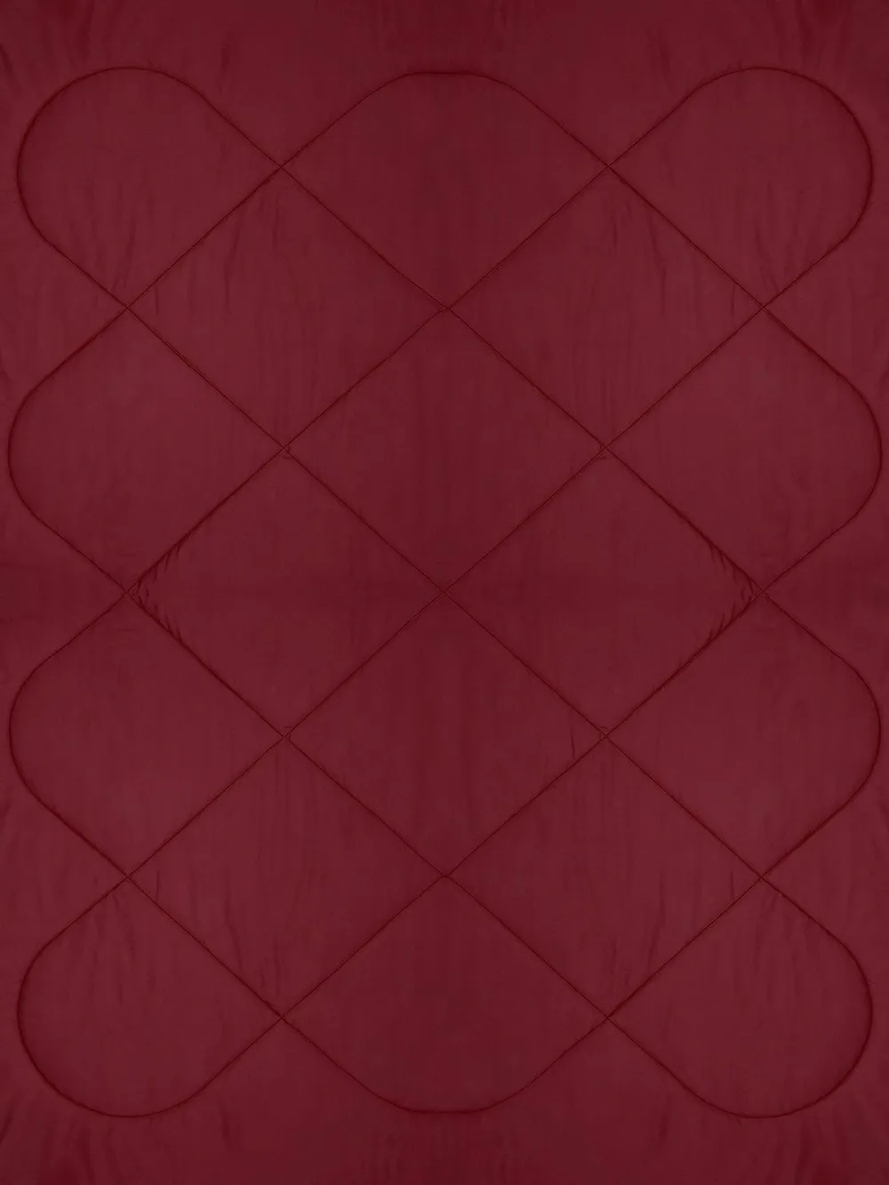 Clasiko Maroon & Grey King Size Double Bed Reversible Comforter- 220 GSM