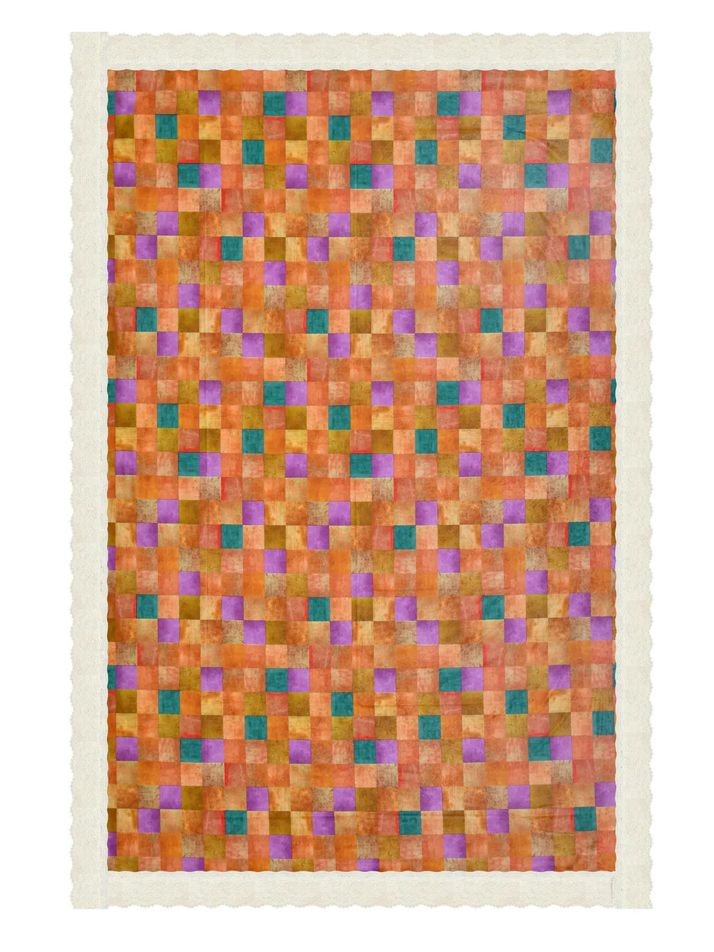 Clasiko Timeless Designer 6-Seater Table Cover in Multi-color