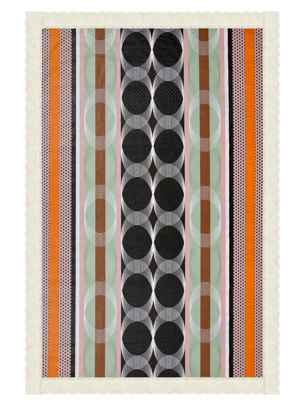 Clasiko Timeless Designer Abstract 6-Seater Table Cover