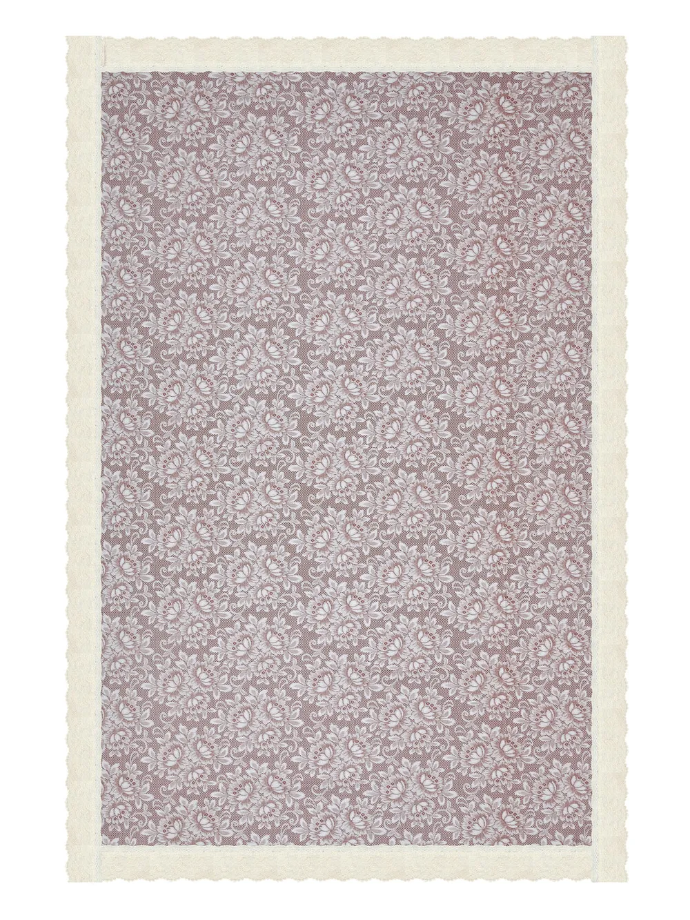 Clasiko Timeless Designer Floral Brown 6-Seater Table Cover