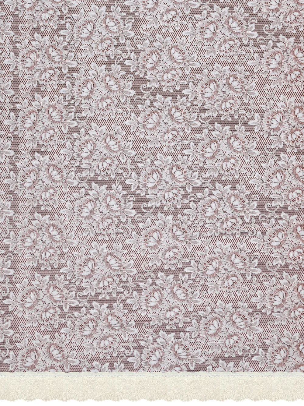 Clasiko Timeless Designer Floral Brown 6-Seater Table Cover