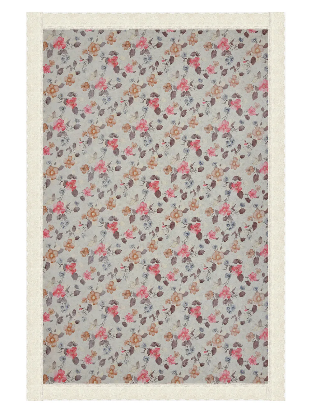Clasiko Timeless Designer Pastel Green & Pink 6-Seater Table Cover