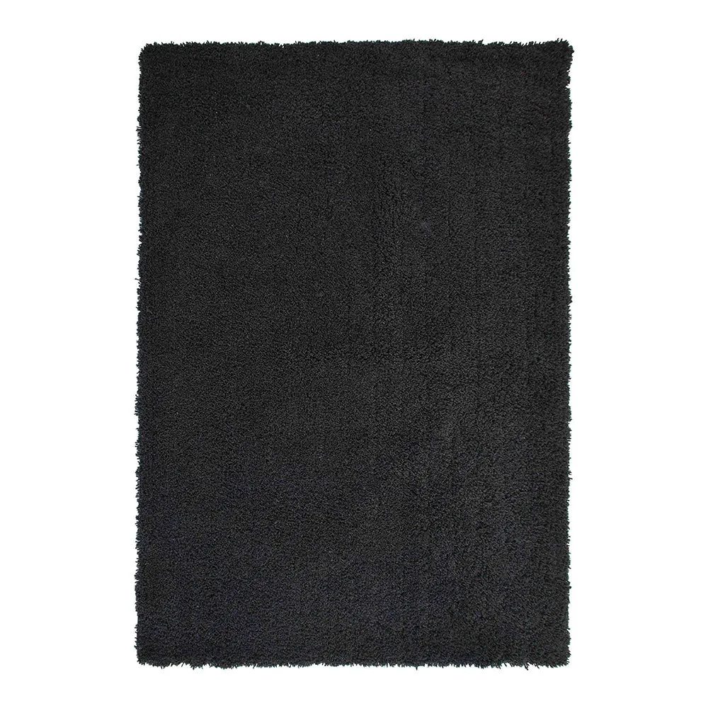 Classic Grey Solid Soft Feel Anti-Skid 100% Cotton Carpet 2X5
