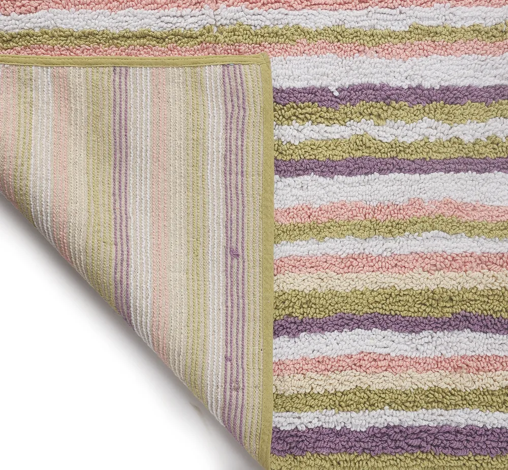 Classic Lavender Shade Handtufted Cotton Runner