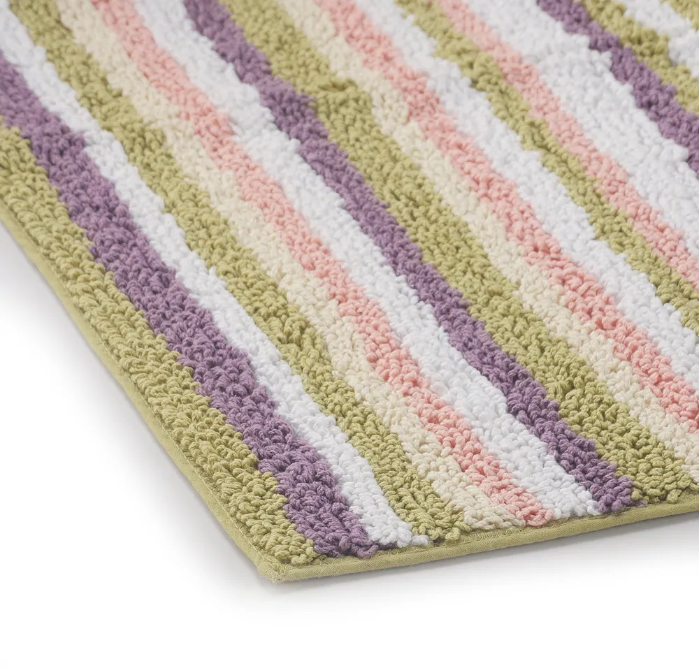 Classic Lavender Shade Handtufted Cotton Runner