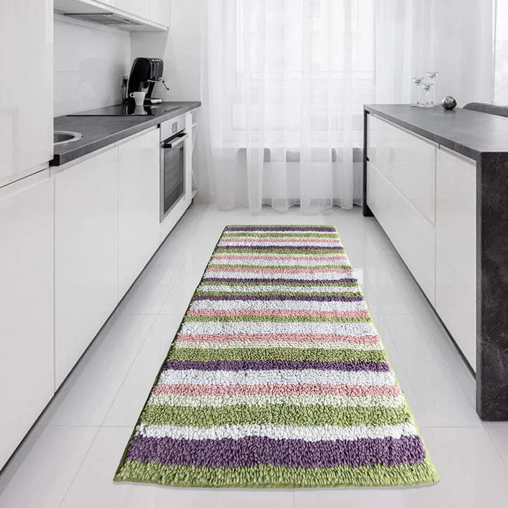 Classic Lavender Shade Handtufted Cotton Runner