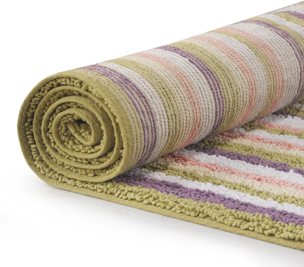 Classic Lavender Shade Handtufted Cotton Runner