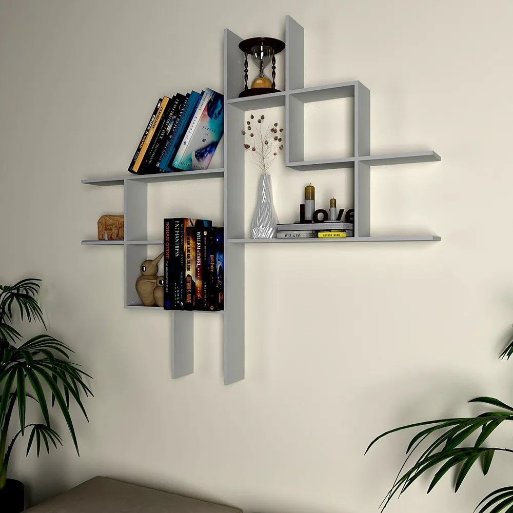 Classic Modern Design Wood Wall Shelf