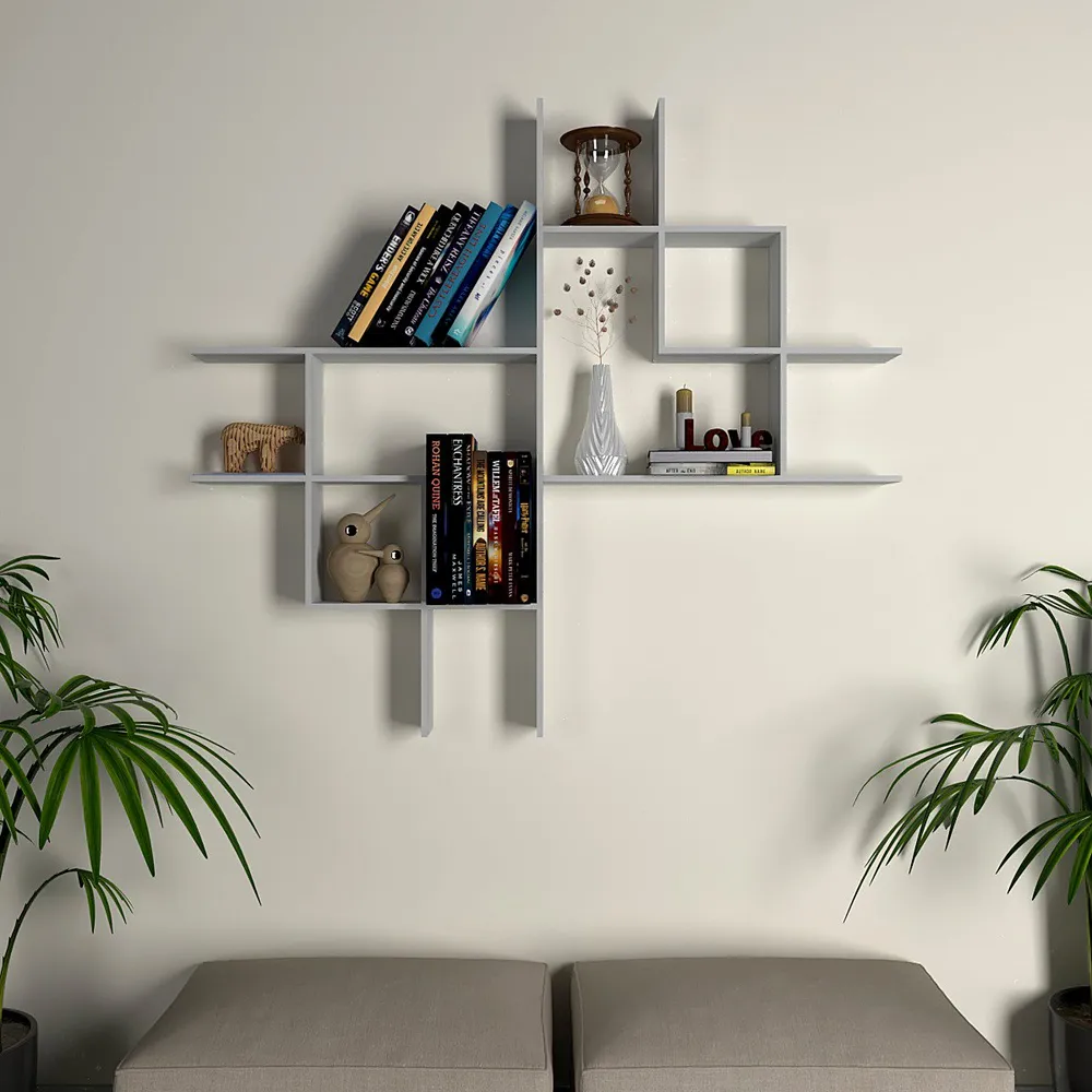 Classic Modern Design Wood Wall Shelf