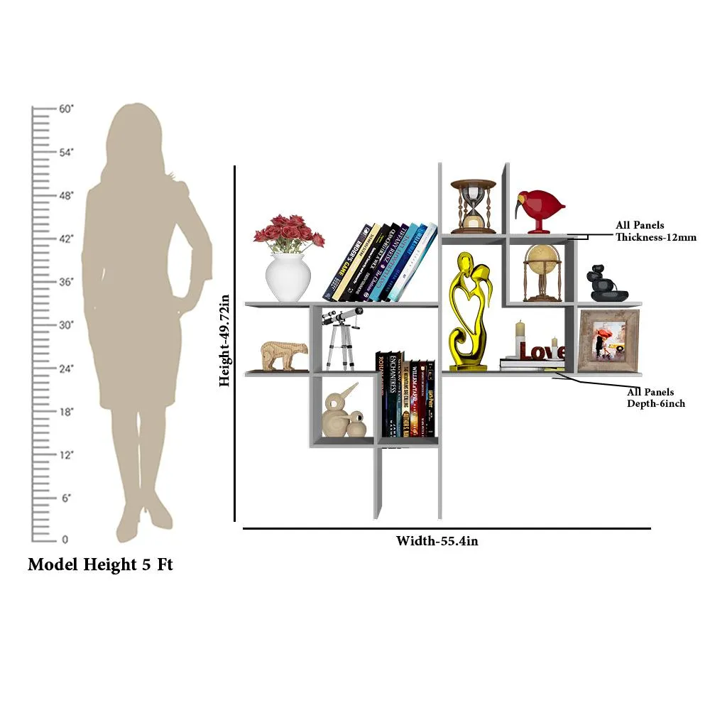 Classic Modern Design Wood Wall Shelf