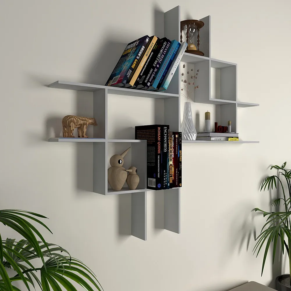 Classic Modern Design Wood Wall Shelf