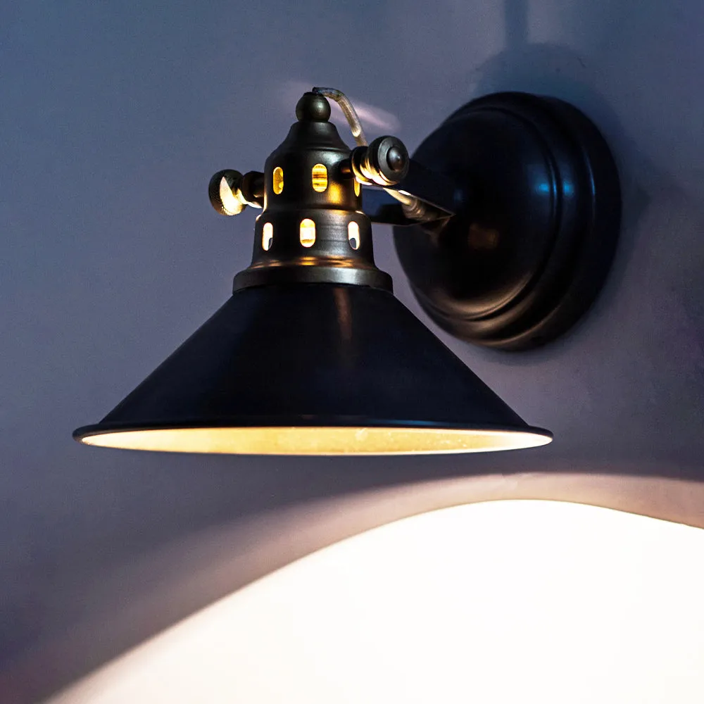 Classic Semblance Black Wall Light
