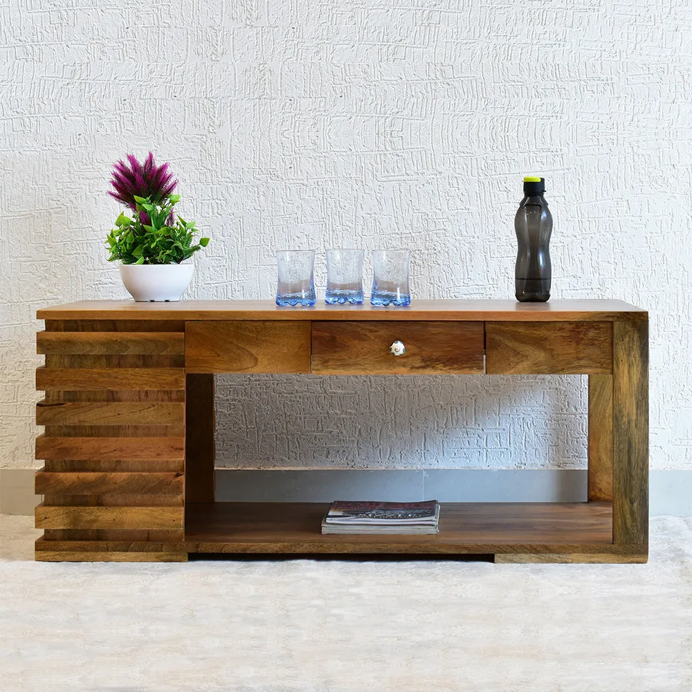 Classic Solid Wood Natural Teak Coffee Table