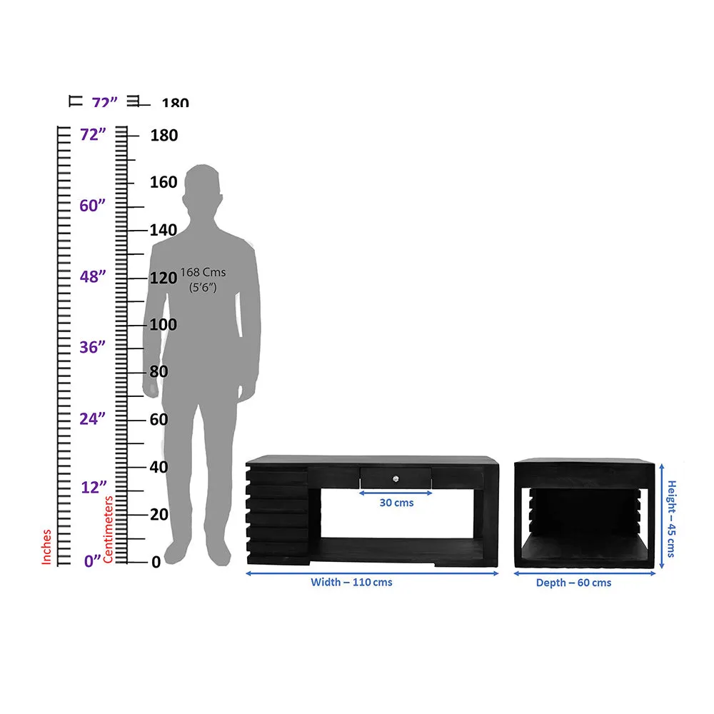 Classic Solid Wood Natural Teak Coffee Table