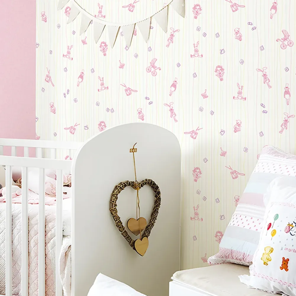 WallMantra Classic Toys & Tales Wall Mural Wallpaper 