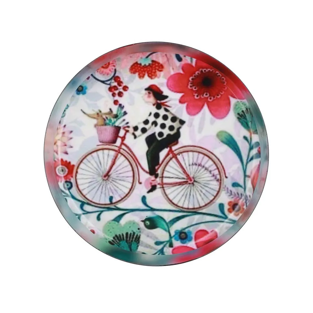 Classic Vintage Decorative Metal Wall Plate Set of 2