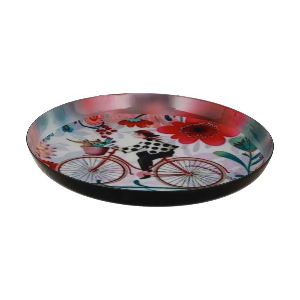 Classic Vintage Decorative Metal Wall Plate Set of 2