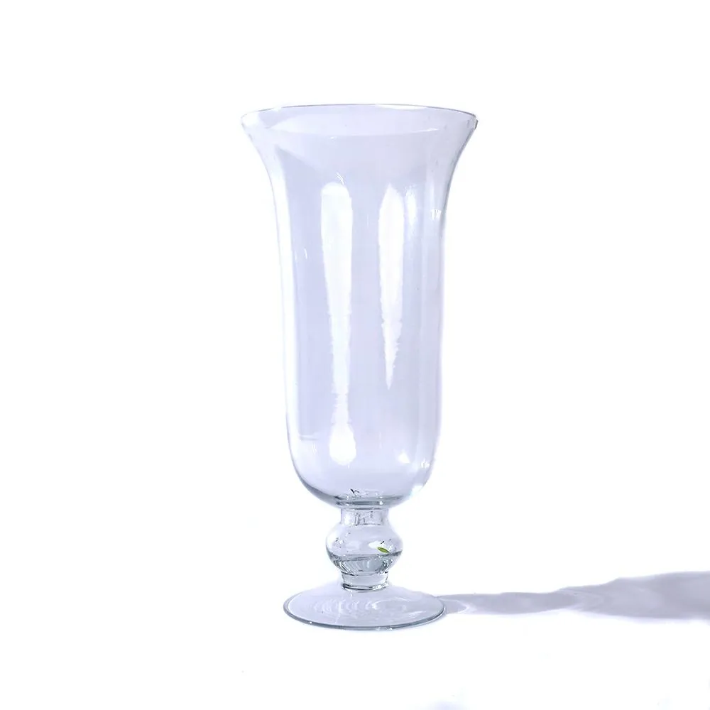 Clear Glass Candle Holder Single Piece