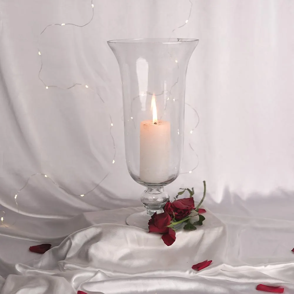 Clear Glass Candle Holder Single Piece
