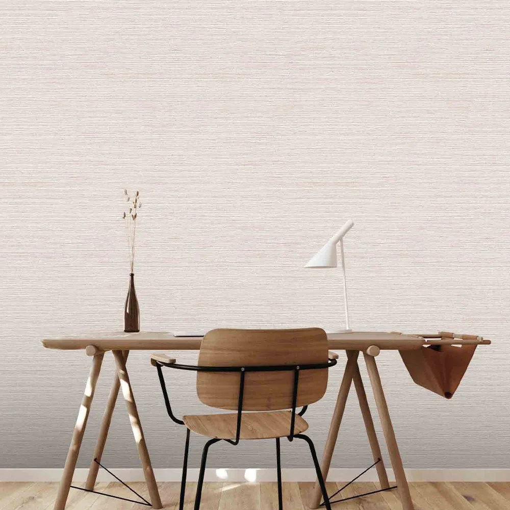 Clement Grasscloth Textured Premium Wallpaper- The Modernist Collection Dark Brown