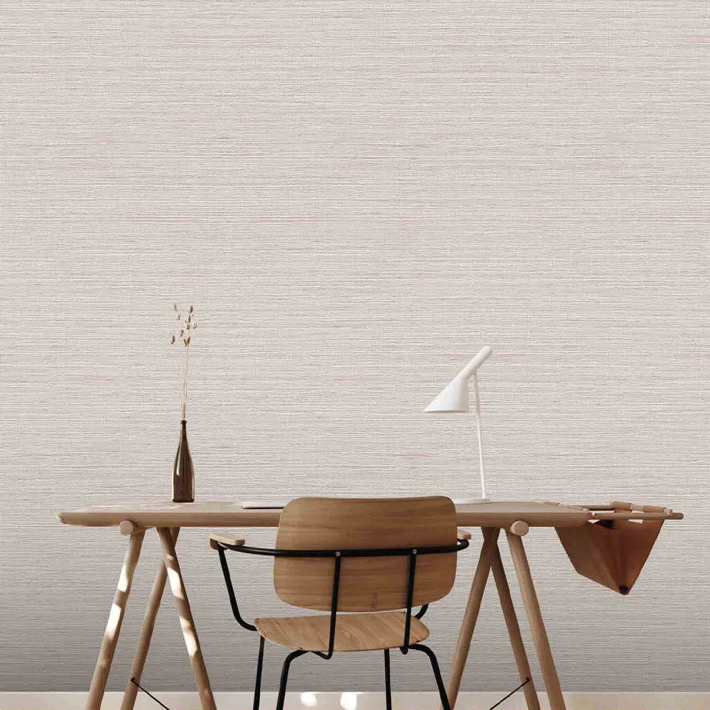 Clement Grasscloth Textured Premium Wallpaper- The Modernist Collection Dark Brown