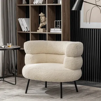 Clive Sandstone Elegant Accent Chair