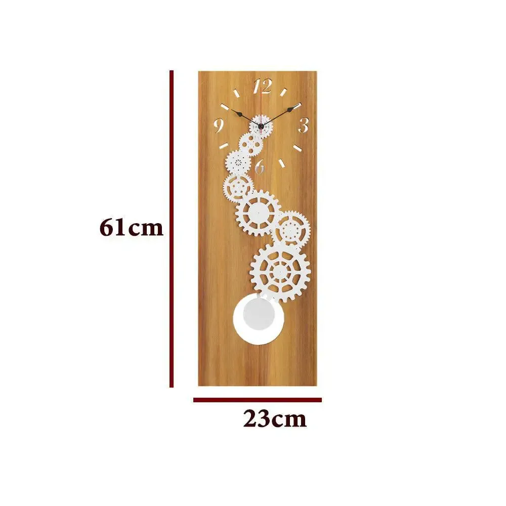 Clock With Gare Big Pendulum Wall Clock