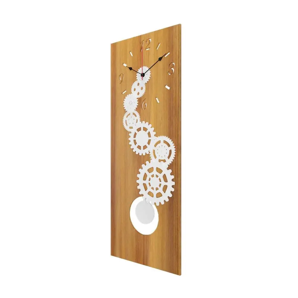 Clock With Gare Big Pendulum Wall Clock