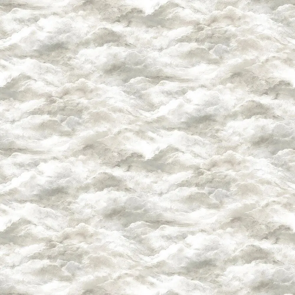 Cloudy Days Premium Wallpaper Brown