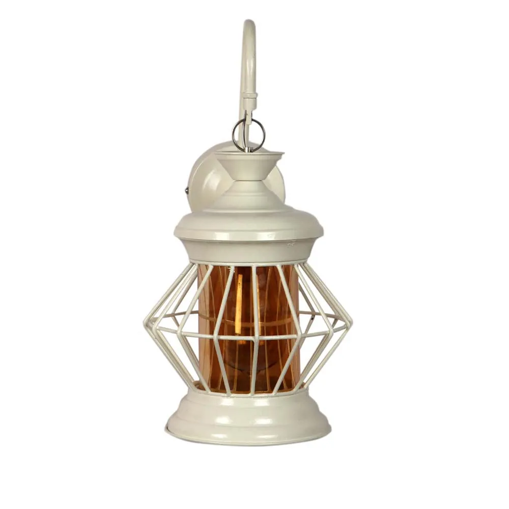 Club Feels Classic White Suspended Wall Light Single Piece