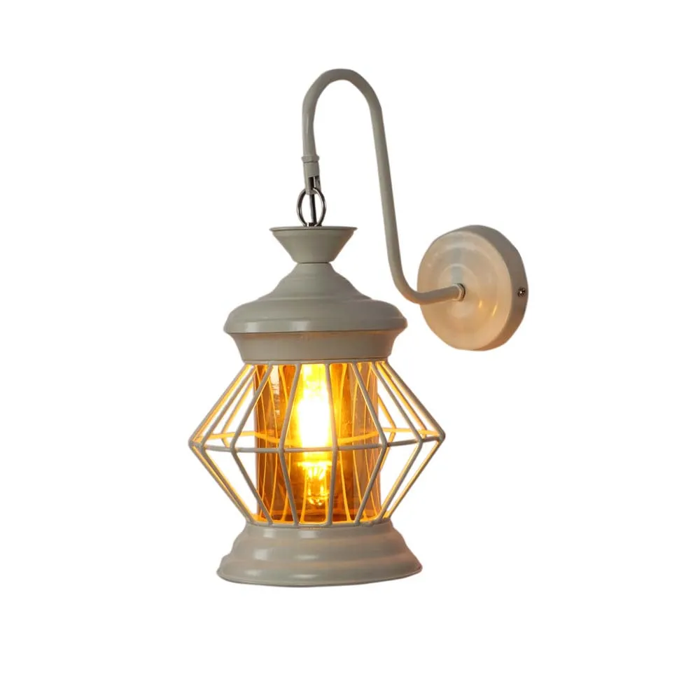 Club Feels Classic White Suspended Wall Light Single Piece