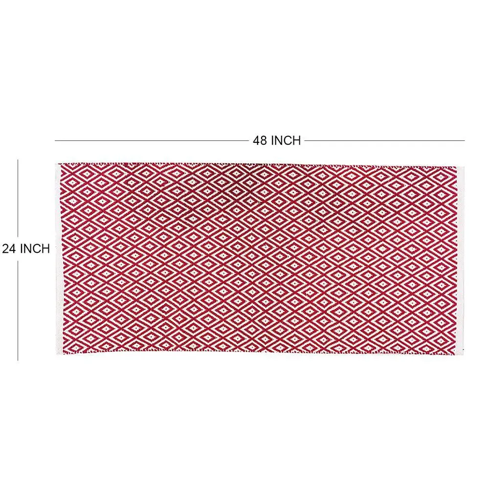 Coffee Designer Handwoven Area Rug (60 x 120) cm