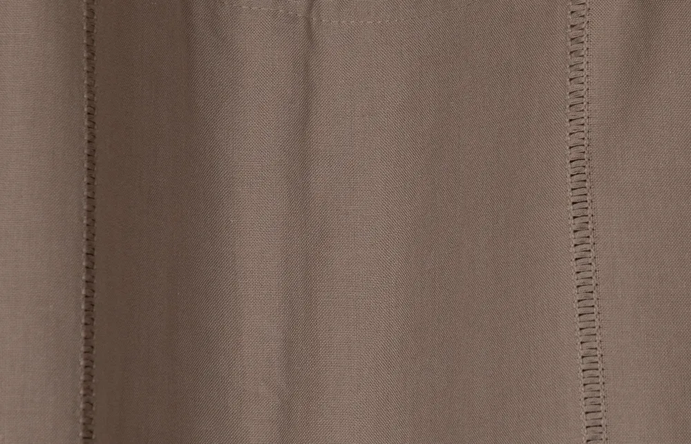 Coffee Dobby Door and Window Curtain