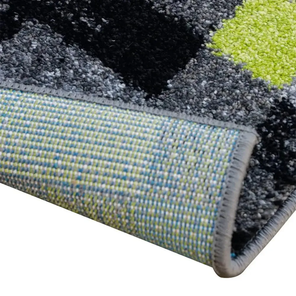 Colorful Abstract Illusionary Pattern Big Floor Mat