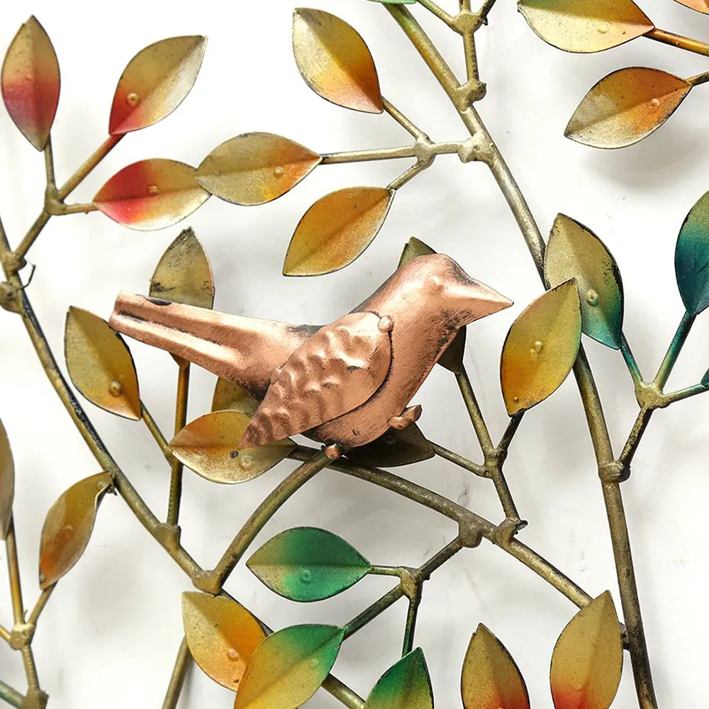 Colorful Autumn Tree Metal Wall Art