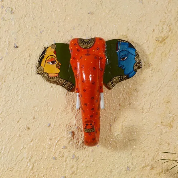 Colorful Elephant Pattern Wall Decor