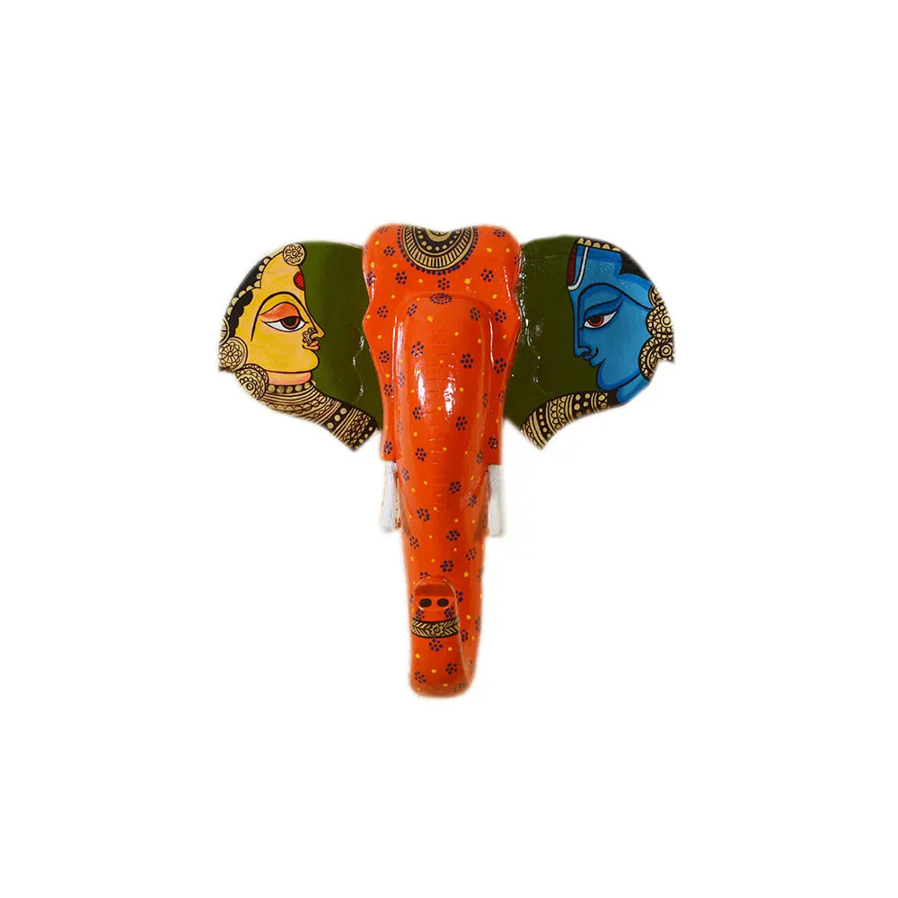 Colorful Elephant Pattern Wall Decor