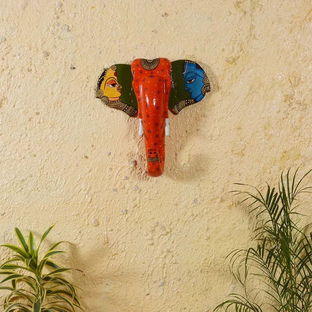 Colorful Elephant Pattern Wall Decor