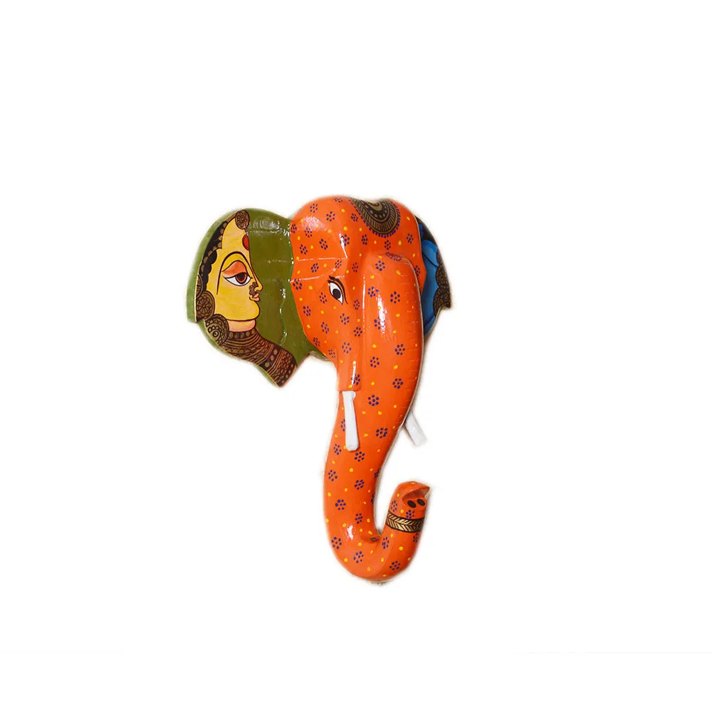 Colorful Elephant Pattern Wall Decor