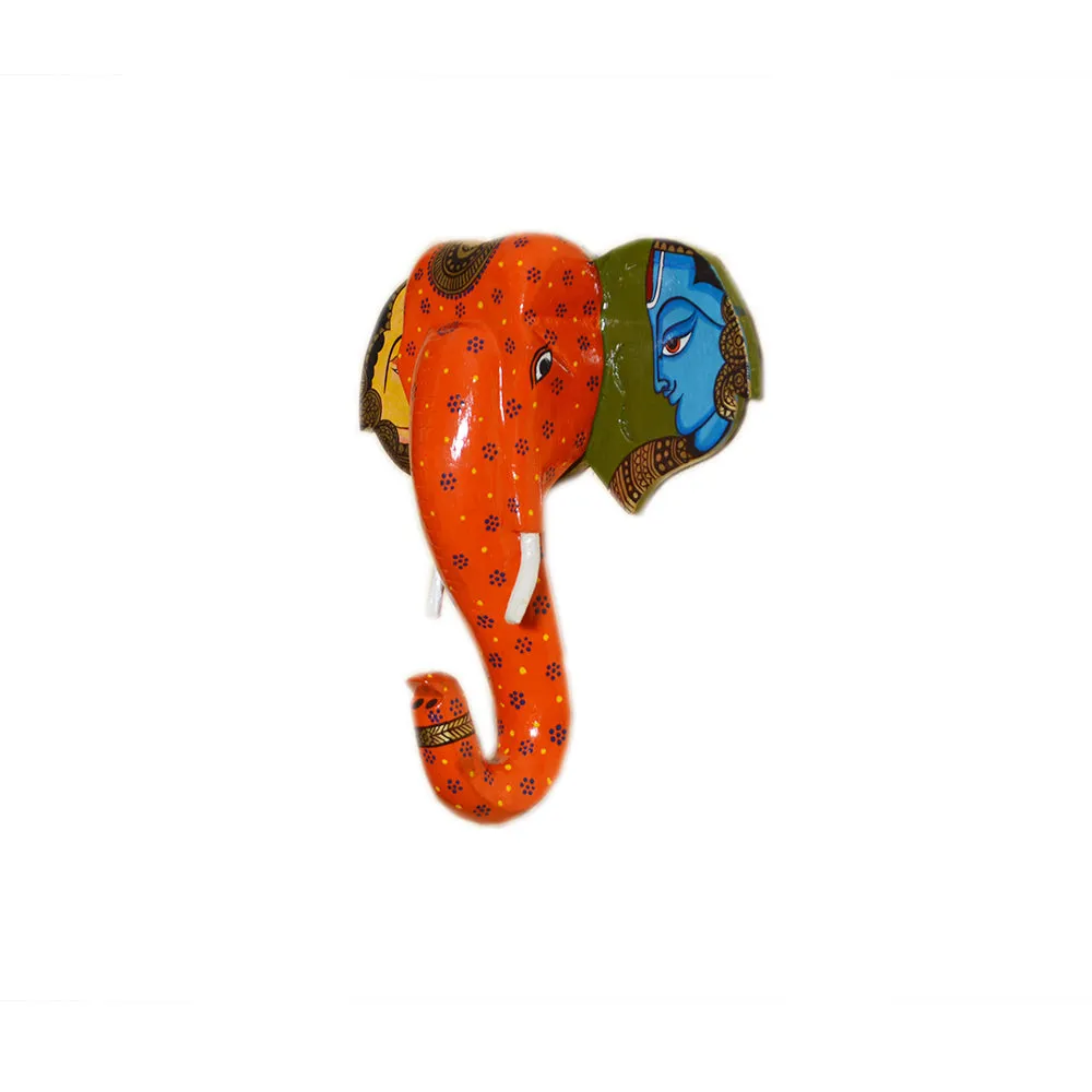 Colorful Elephant Pattern Wall Decor